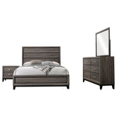 Watson 4-piece California King Bedroom Set Grey Oak